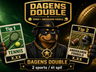 OddsHunden Dagens Double tennis × amerikansk fodbold Tip 1 Tip 2