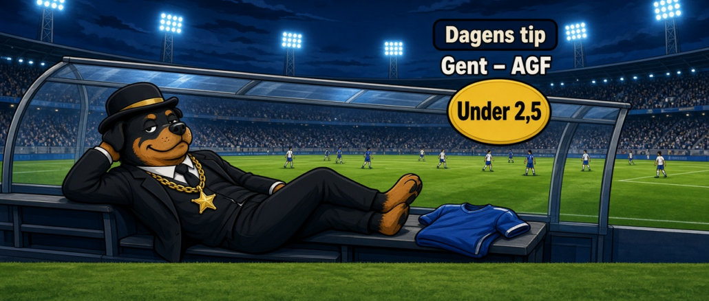 Dagens tip: Gent – AGF, under 2,5 mål – topscoreren sidder over i Belgien